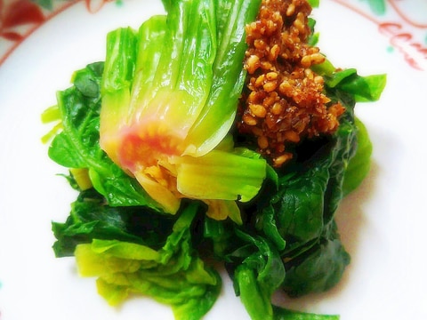縮みほうれん草のおいしい茹で方